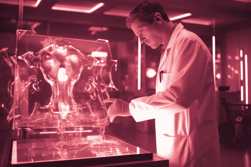 scientist working in lab