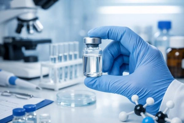 Sterile bacteriostatic water for laboratory research