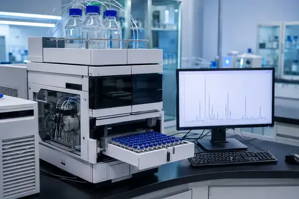 HPLC analysis used to assess peptide stability and purity