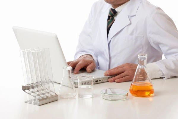 Researcher sourcing high-quality NAD+ compound
