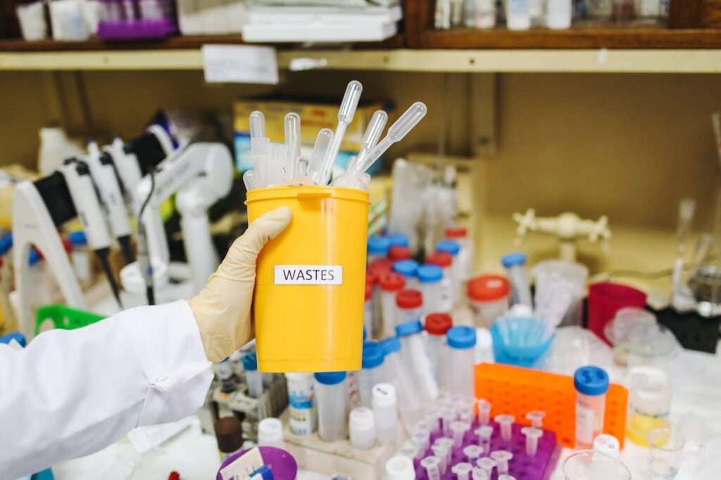Proper disposal of the research compounds
