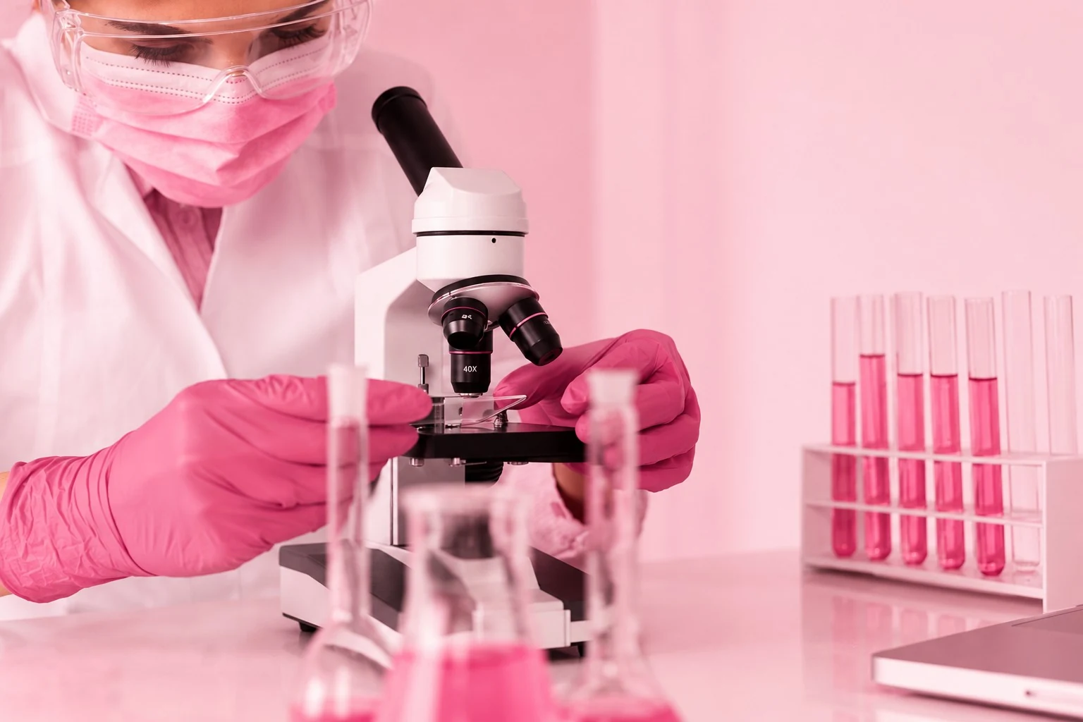 woman working in laboratory